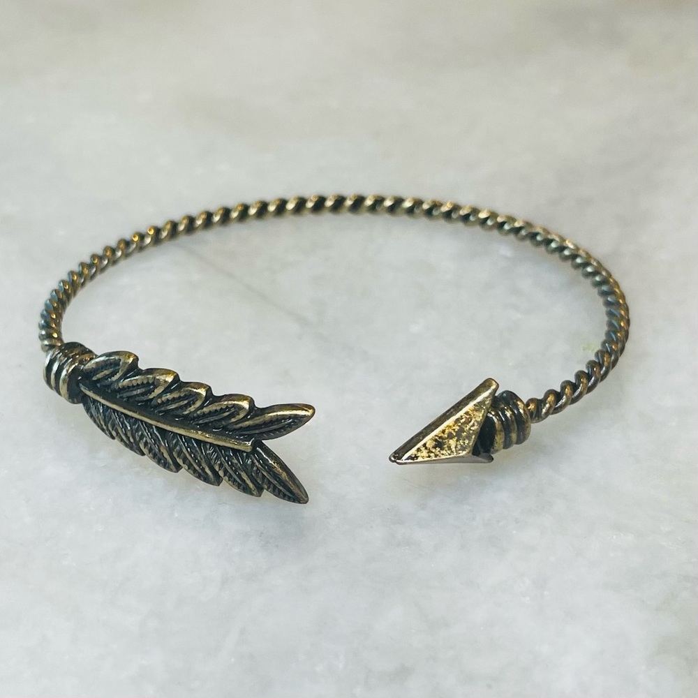 3 For $10 SALE Arrow Cuff Rope Detail Bracelet B530